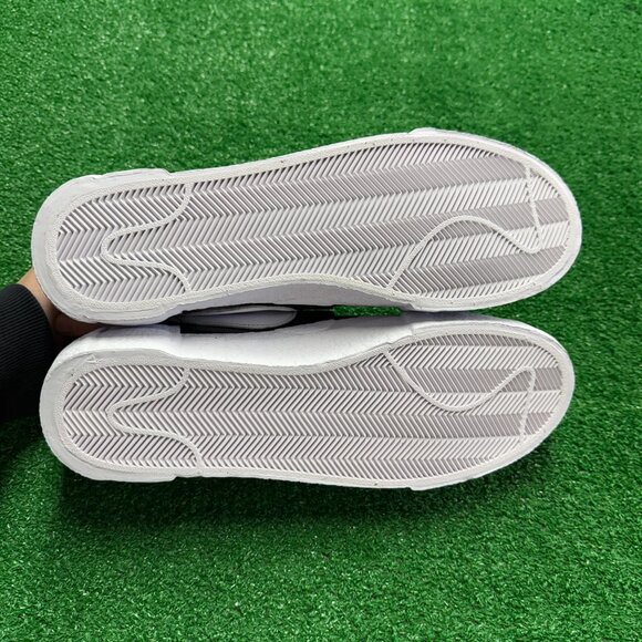 Nike Blazer Low x Sacai Black Patent Leather Mens Shoes DM6443-001 NEW* Size 13 - Picture 7 of 8